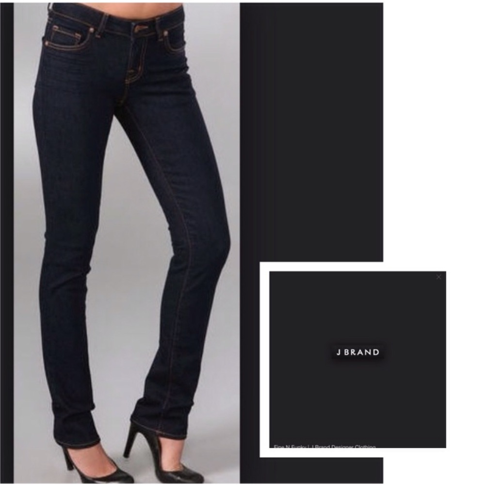 Vintage J Brand slim Pencil jeans in ink mid rise.90"s Style